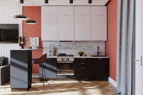 Кликните для увеличения изображения Кухня Мемфис 2400 вариант 5
