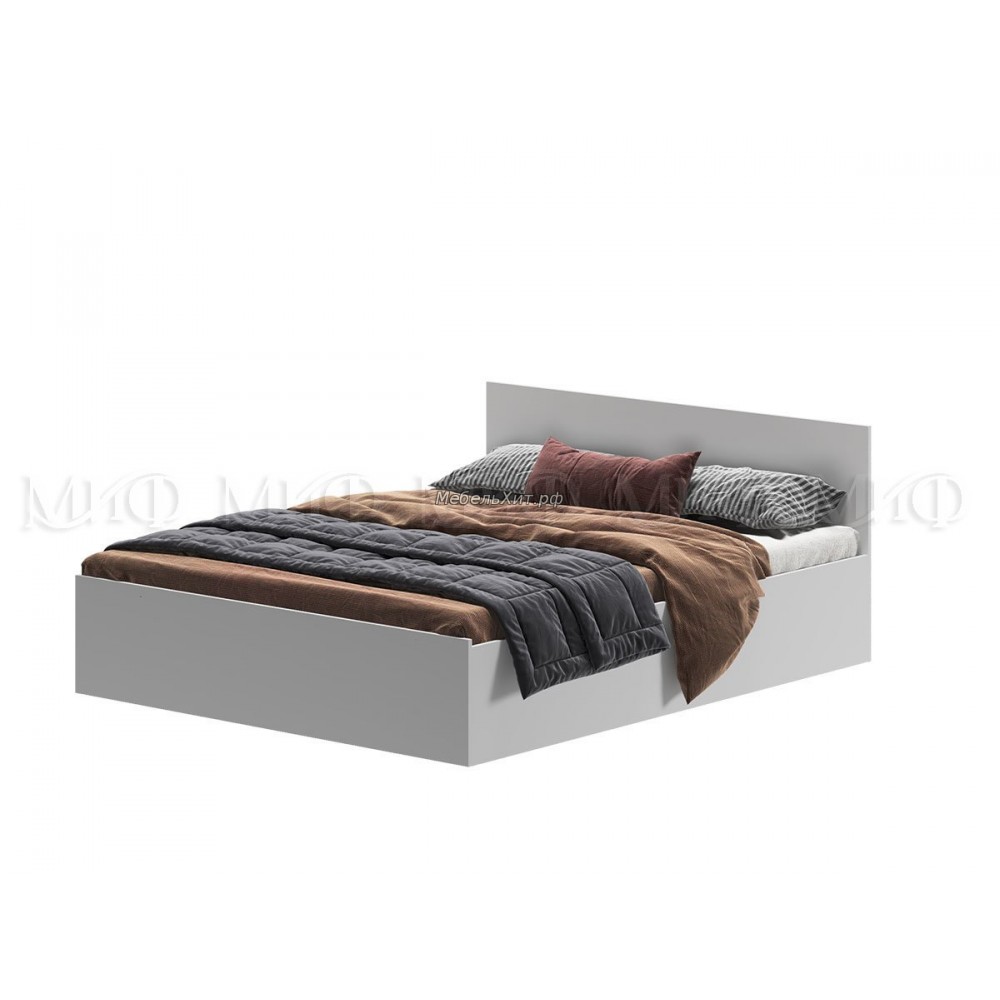 Бася Кровать 1,6м (Белый)